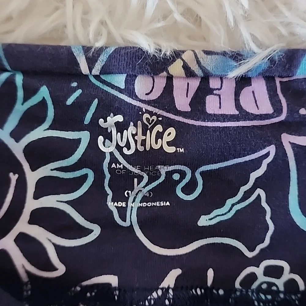 Justice Full Length Brand New Kids' Multicolor Graphic Leggings